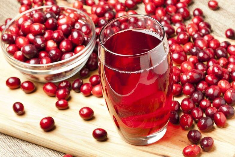 Cranberrysap helpt bij het verwijderen van parasieten in het lichaam